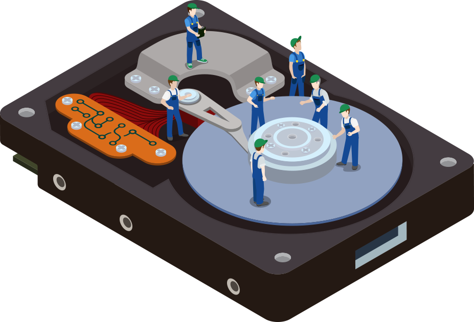Illustration récupération de données à Andernos – TB INFORMATIQUE